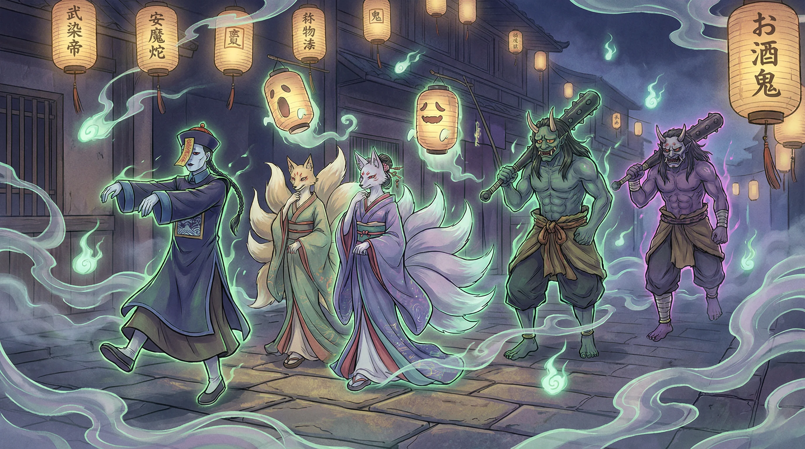 百鬼夜行 - 宝可梦大探险进化 中日鬼怪动漫